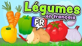 Vegetables in French Légumes en français [upl. by Burnley259]